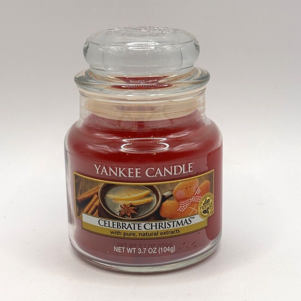 New Yankee Candle Home for the Holidays 3.7 oz Small Jar Candle Retired Scent